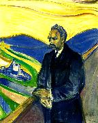 Edvard Munch friedrich nietzsche oil painting